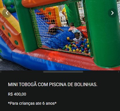 Mini tobogã com piscina de bolinhas — foto 1