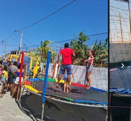 Cama elástica grande — 4,27 m — foto 1
